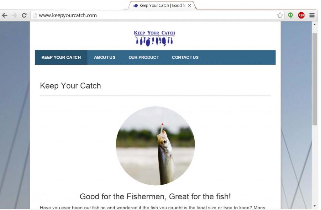 Keep Your Catch Website Image