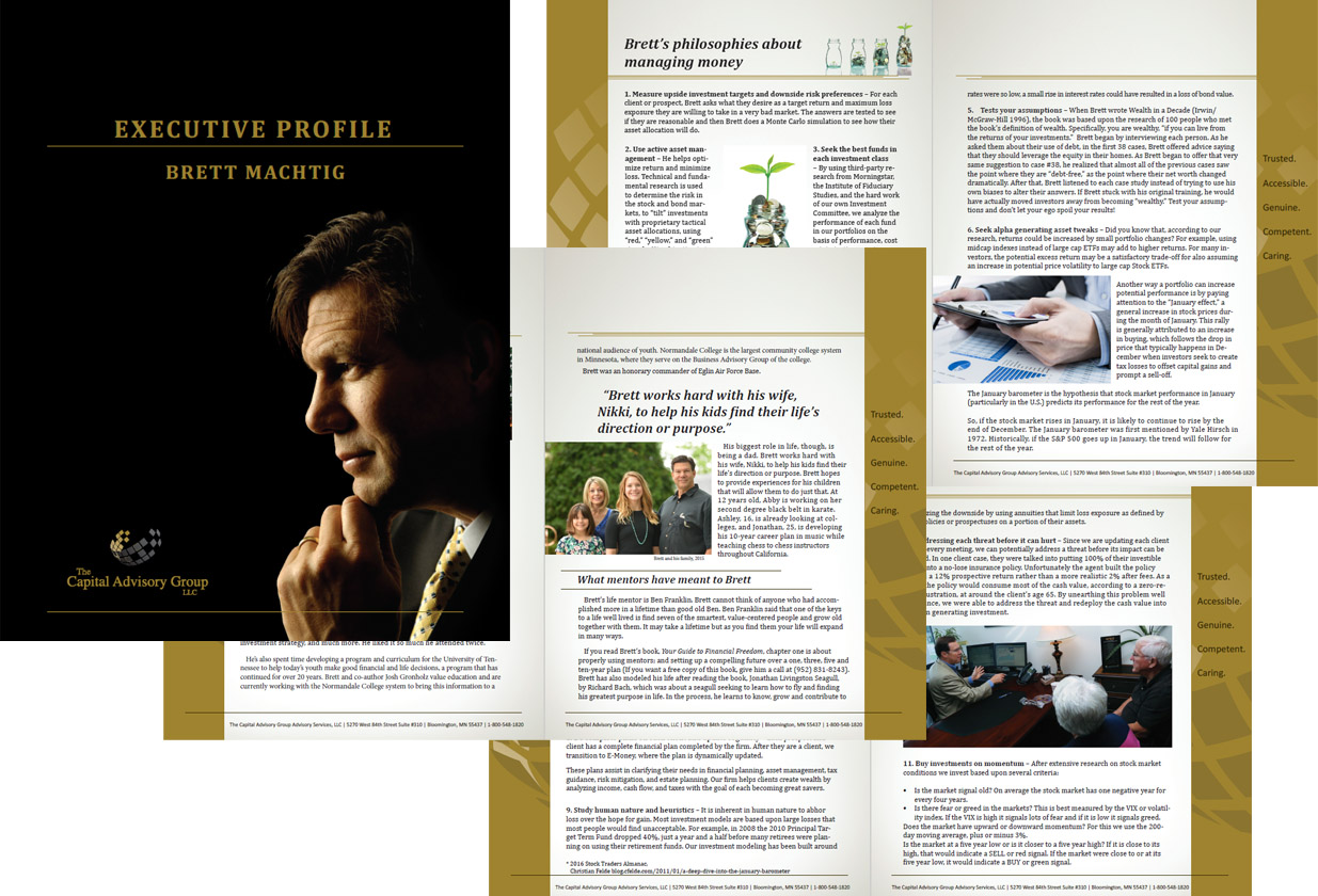 Brett Machtig Financial Advisor Executive Profile Brochure