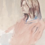 Water color Portrait of Tiffany