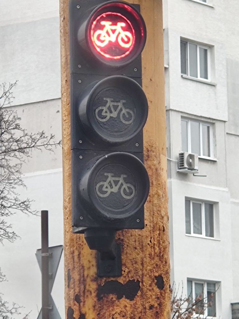 Sofia traffic control for bikes